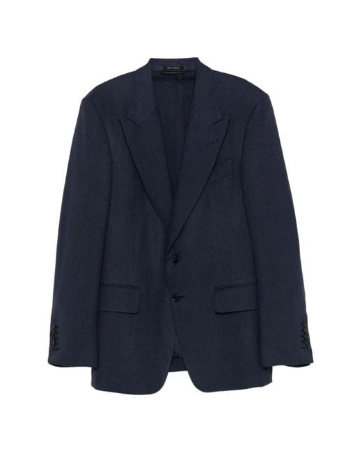 Blazer Con Botones Tom Ford de hombre de color Blue