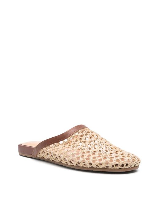 Ancient Greek Sandals Pink Openwork Mules