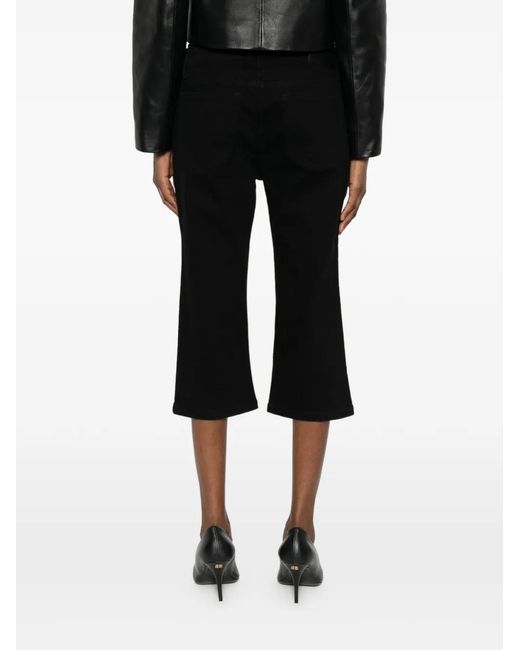 EB DENIM Black Lola Capri Jeans
