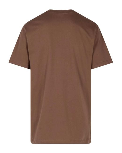 Supreme Brown Photograph-Print Cotton Jersey Crewneck Tee for men