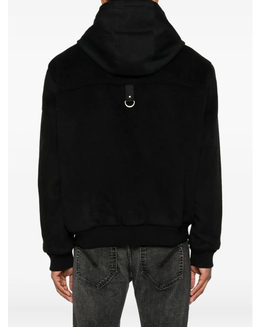 Chaqueta Con Cremallera Y Capucha Moose Knuckles de hombre de color Black