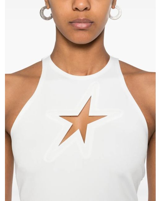 Mugler White Dresses