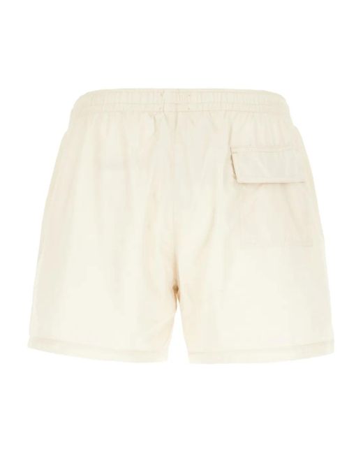 Vivienne Westwood Natural Orb-Print Drawstring Swim Shorts for men