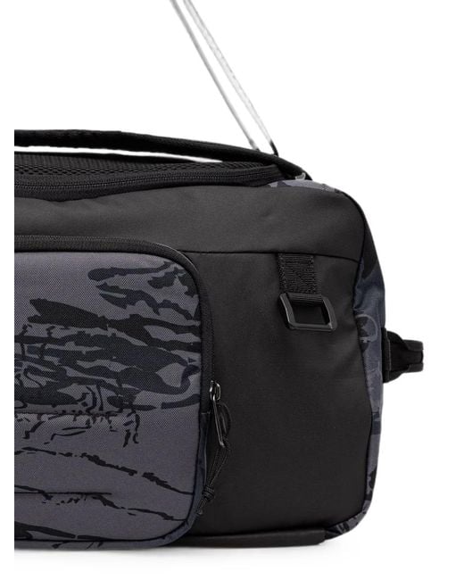 Under Armour Black Abstract-Print Logo-Print Backpack