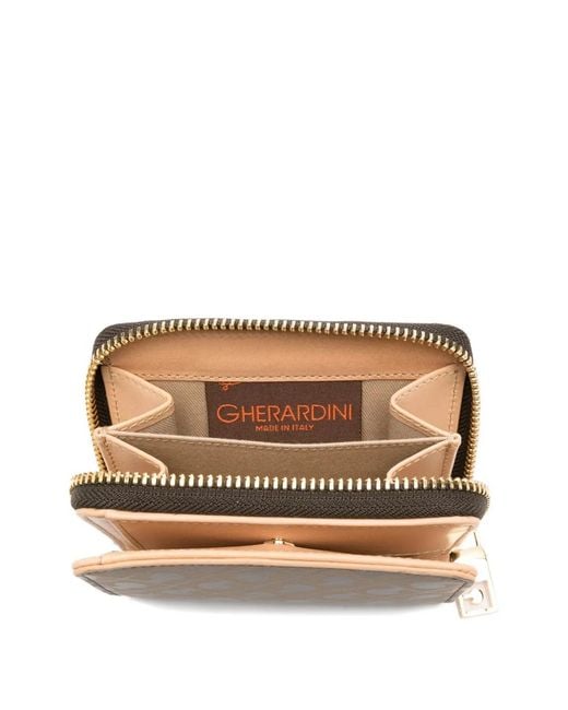 Gherardini Brown Patterned Wallet
