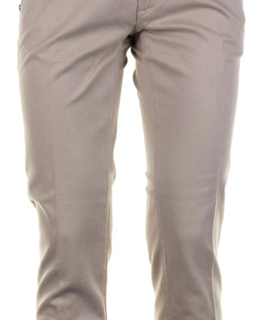 Re-hash Gray Cuffed Trousers for men