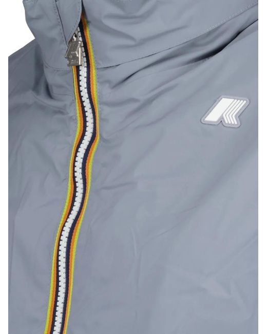 K-Way Blue Valen Zip-Fastening Gilet for men