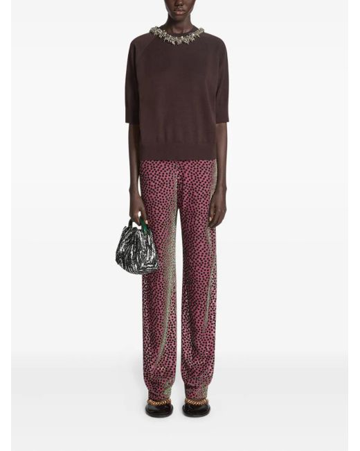 Dries Van Noten Purple 02200 Pachas 2039 W.W.Pants