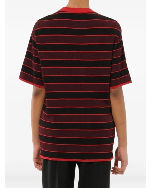 Givenchy Striped Logo-Embroidered Sweater