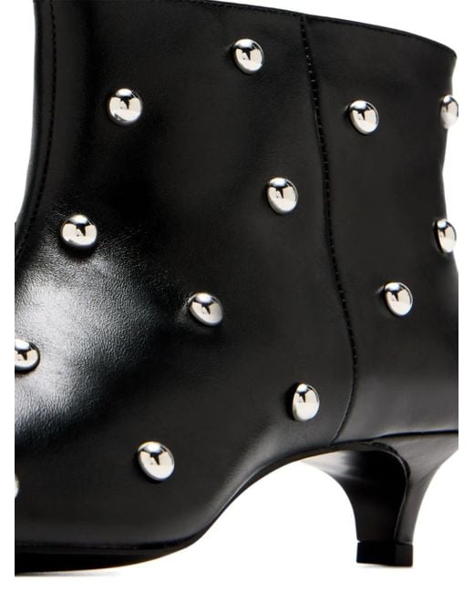 Senso Black 40Mm Stud-Embellished Boots