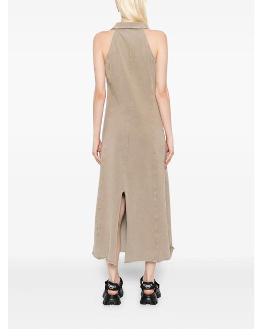 B+ AB Natural Sleeveless Midi Dress