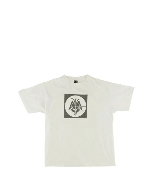 DENIM TEARS White X Saint Michael Graphic-Print T-Shirt for men