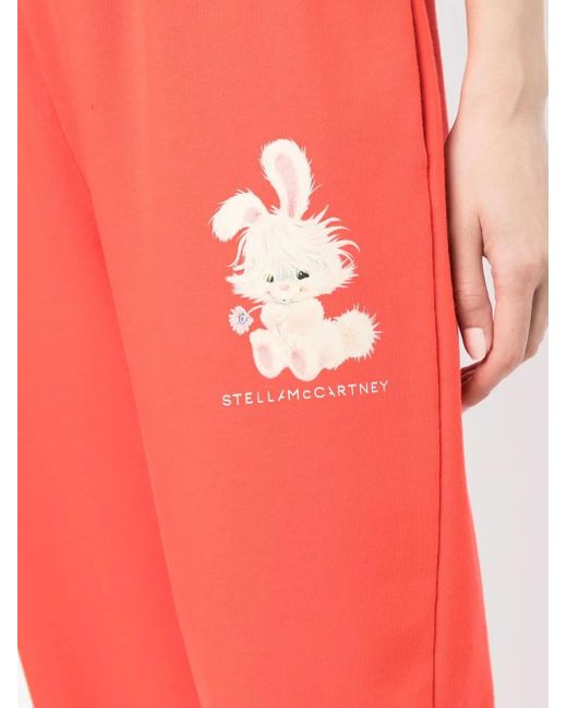 Stella McCartney Graphic-Print Tapered Track Pants