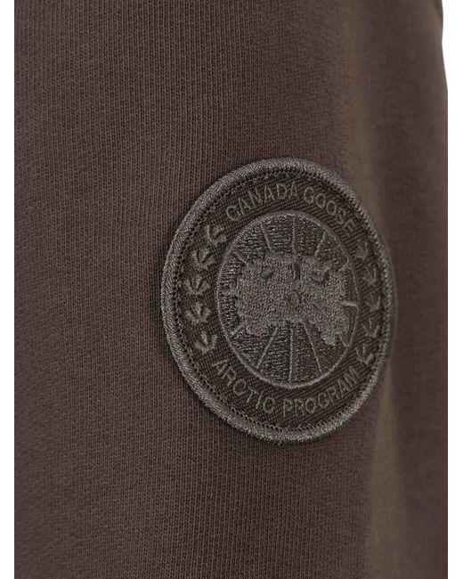 Canada Goose Brown Drawstring Hoodie