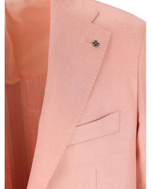 Blazer Con Botones Tagliatore de hombre de color Pink