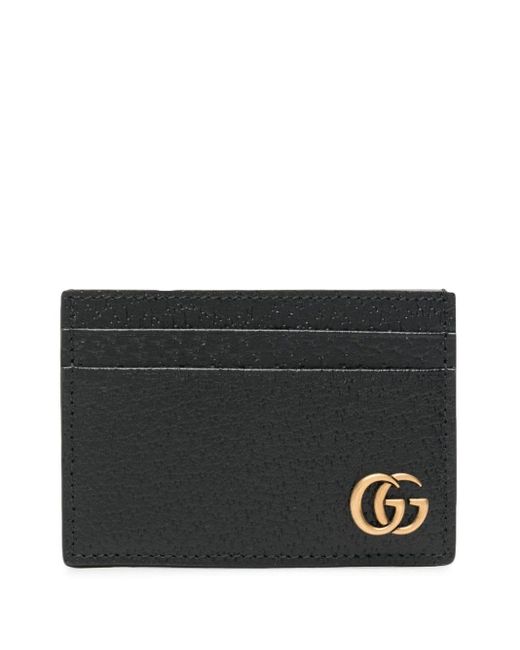 Gucci Black GG Marmont Money-clip Wallet for men
