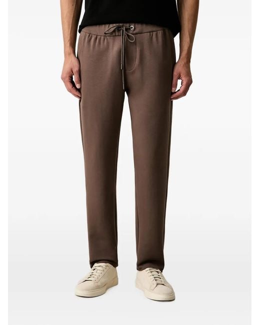 Paul & Shark Brown Drawstring Track Pants for men