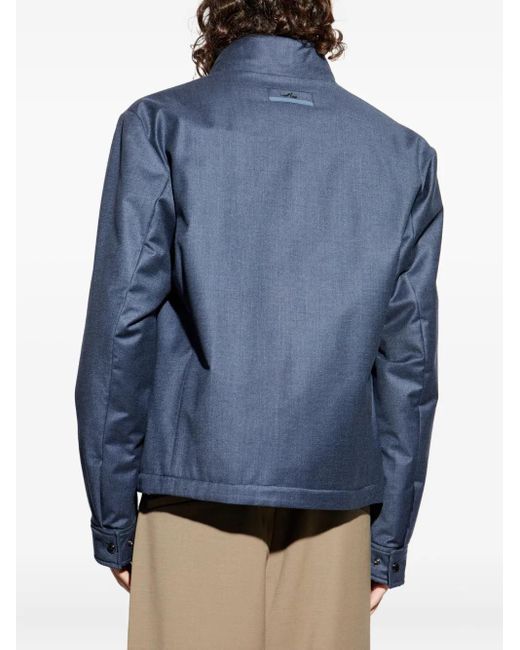 Paul & Shark Blue Zip Jacket for men