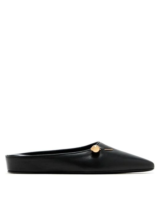 Herbert Levine Black Sleep On It Mules