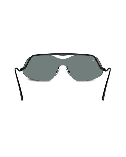 Ferrari Purple Shield-Frame Sunglasses