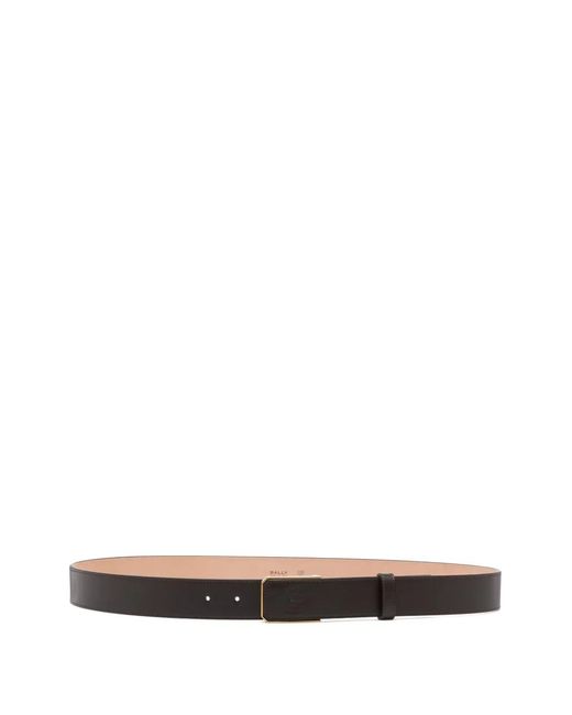 Bally White Cabot 35Mm Leather Belt for men