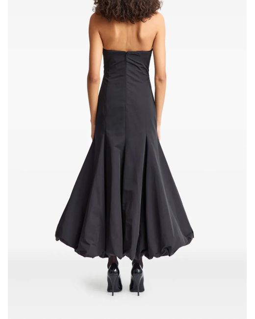 16Arlington Black Aia Midi Dress