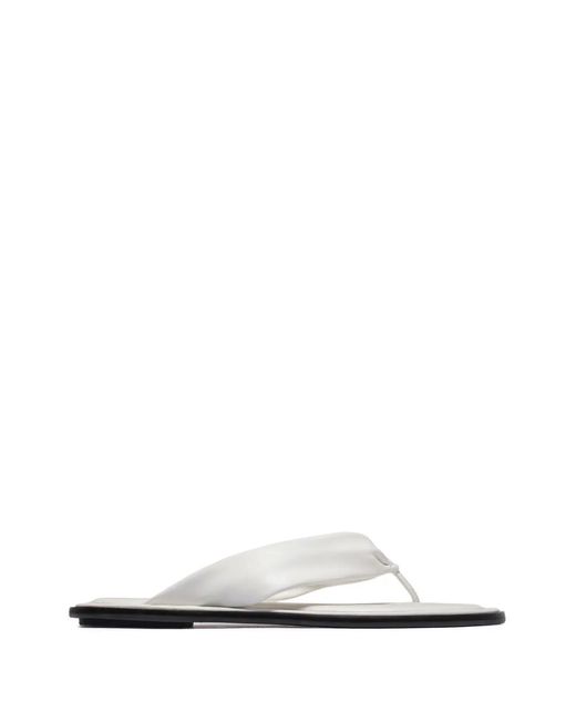 Bernardo White Salt Thong Flat Sandals