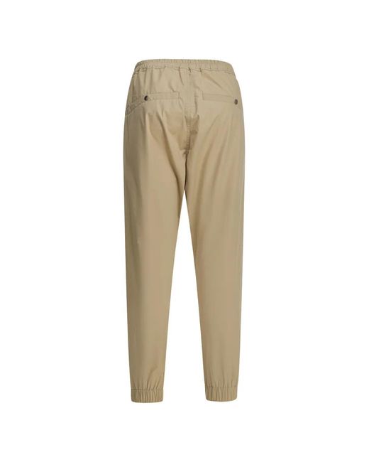 Rick Owens Natural Zip-Detail Drawstring-Waist Trousers