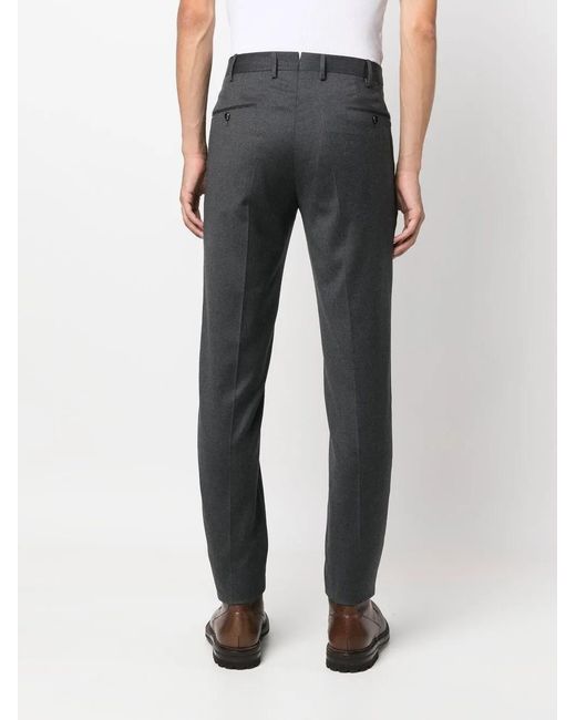 PT Torino Blue Slim-Fit Virgin-Wool Trousers for men