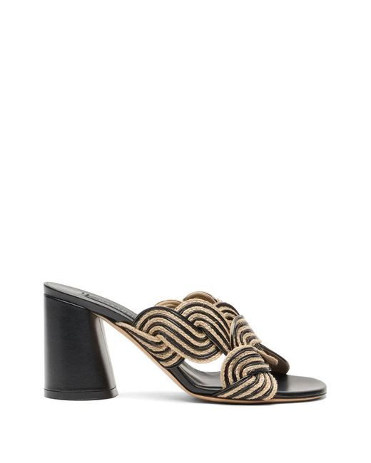 Casadei Metallic Thaiti Heeled Sandals