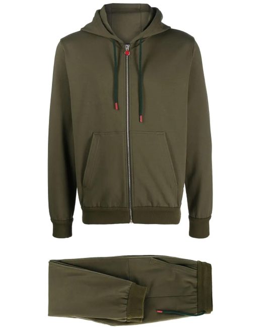 Kiton Trainingspak Met Capuchon in het Green voor heren