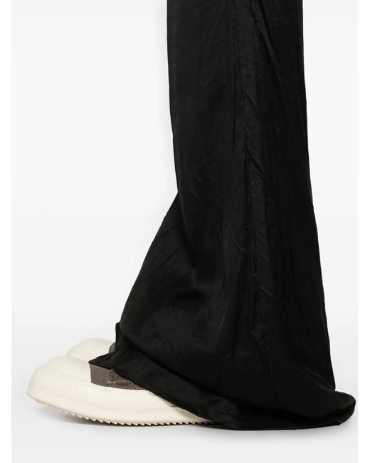 Rick Owens Black Bolan Pocket Bootcut Trousers for men