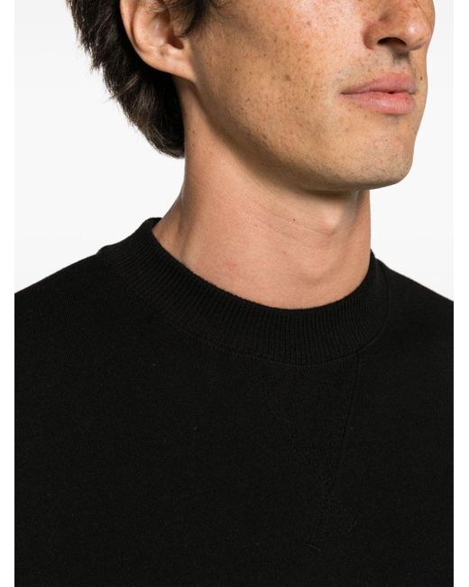 Jil Sander Sweater Met Geborduurd Logo in het Black voor heren