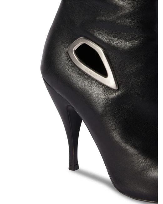 Off-White c/o Virgil Abloh Black Crescent Ankle Boots