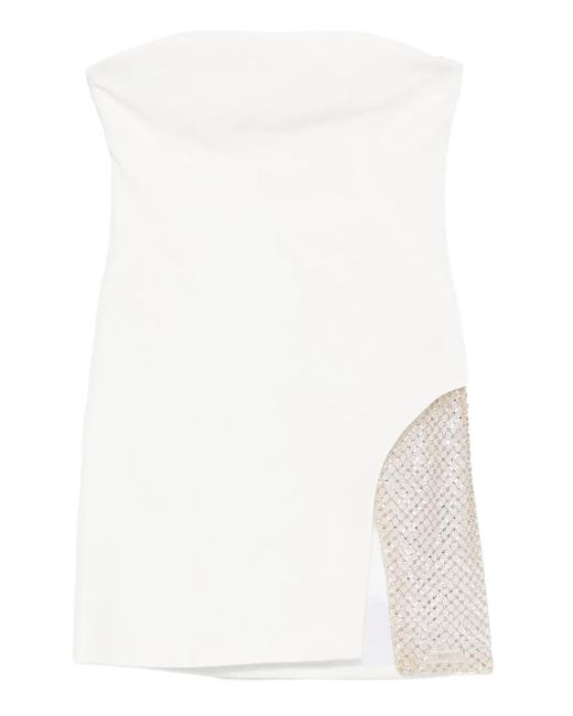 The Attico ストラップレス ミニドレス White