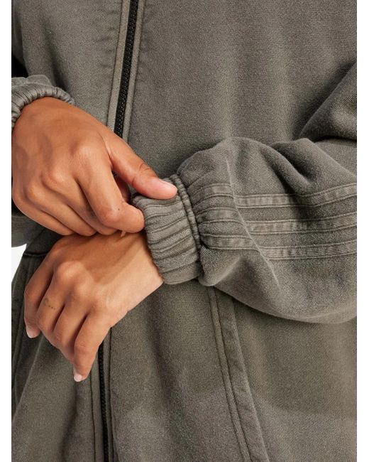 Sudadera con capucha y logo Trefoil Adidas de color Gray