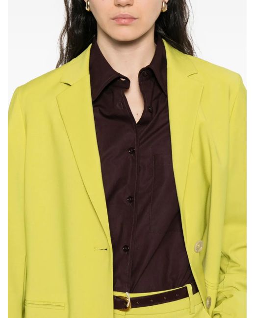 Marc O' Polo Blazer Met Enkele Rij Knopen in het Yellow