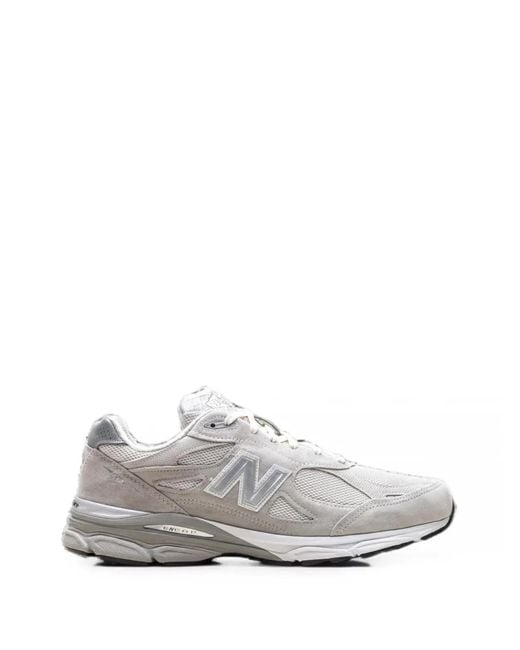 New Balance White X Kith 990V3 Sneakers for men