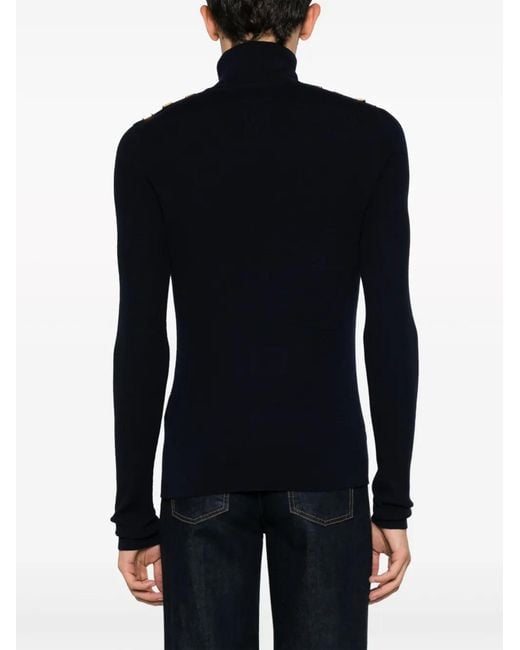 Balmain Blue Sweaters for men