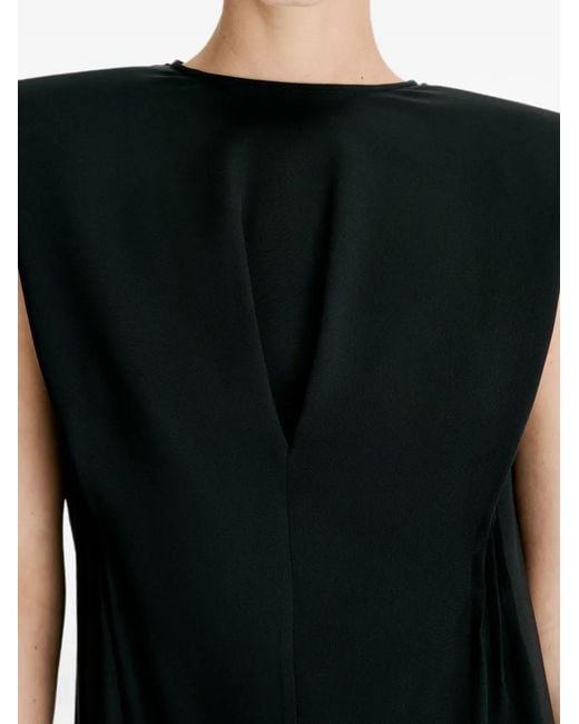 Loulou de Saison Black Lio Darted Mini Dress