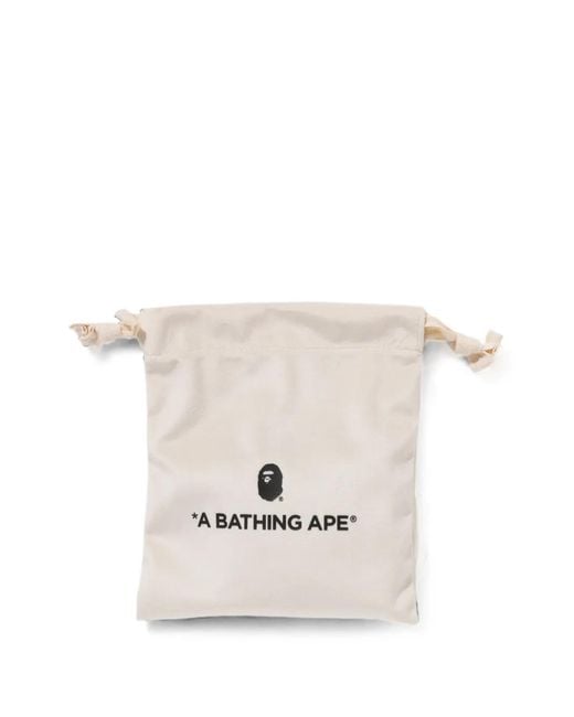 A Bathing Ape Green Abc Camo Wallet for men