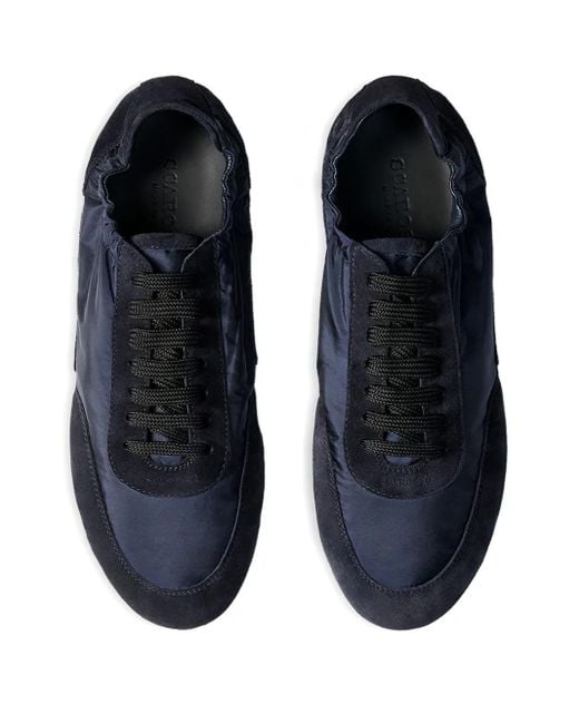 Scarosso Blue Leggera Suede Sneakers for men