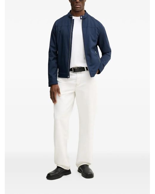 Michael Kors Blue Veste À Fermeture Zippée for men