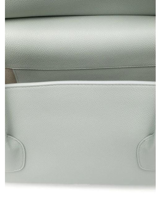 Jil Sander White Leather Tote Bag