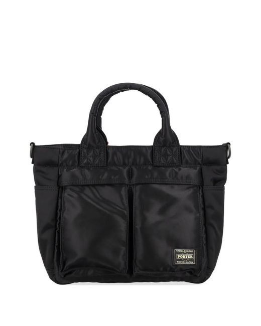 Porter-Yoshida and Co Black Tanker Panelled Tote Bag