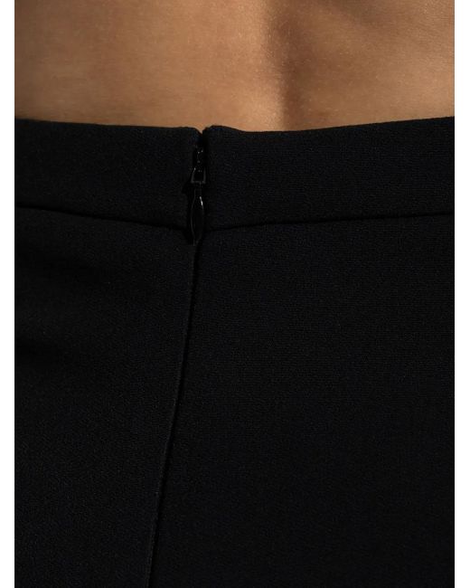 Givenchy Black Zip-Fastening Midi Skirt