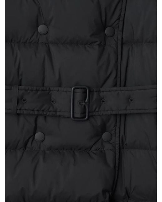 Burberry Black Daunenjacke Mit Kapuze