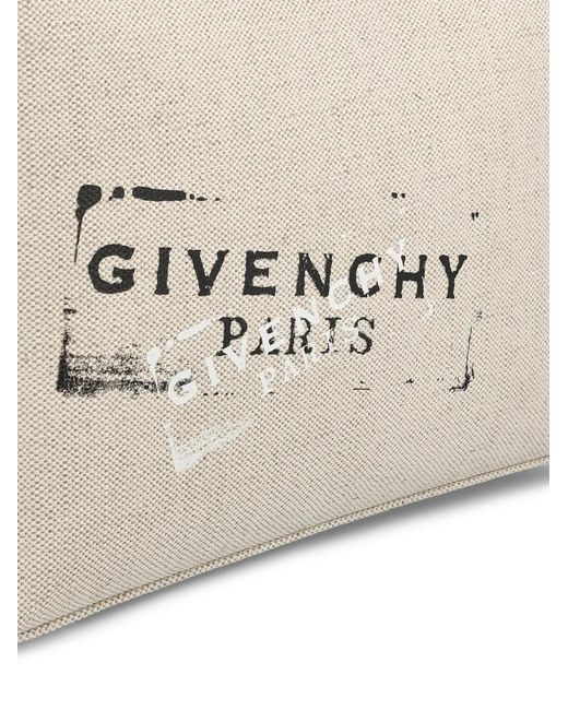 Givenchy Natural Logo Print Clutch Bag for men