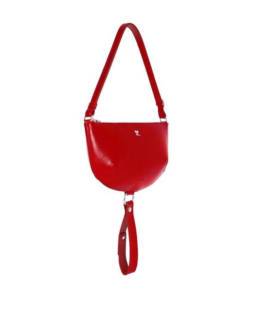 Borsa A Spalla Holy Eclipse di Courreges in Red