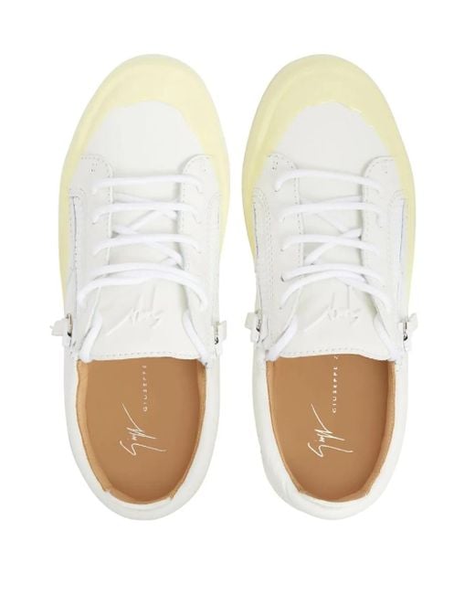 Giuseppe Zanotti White Gail Match Sneakers